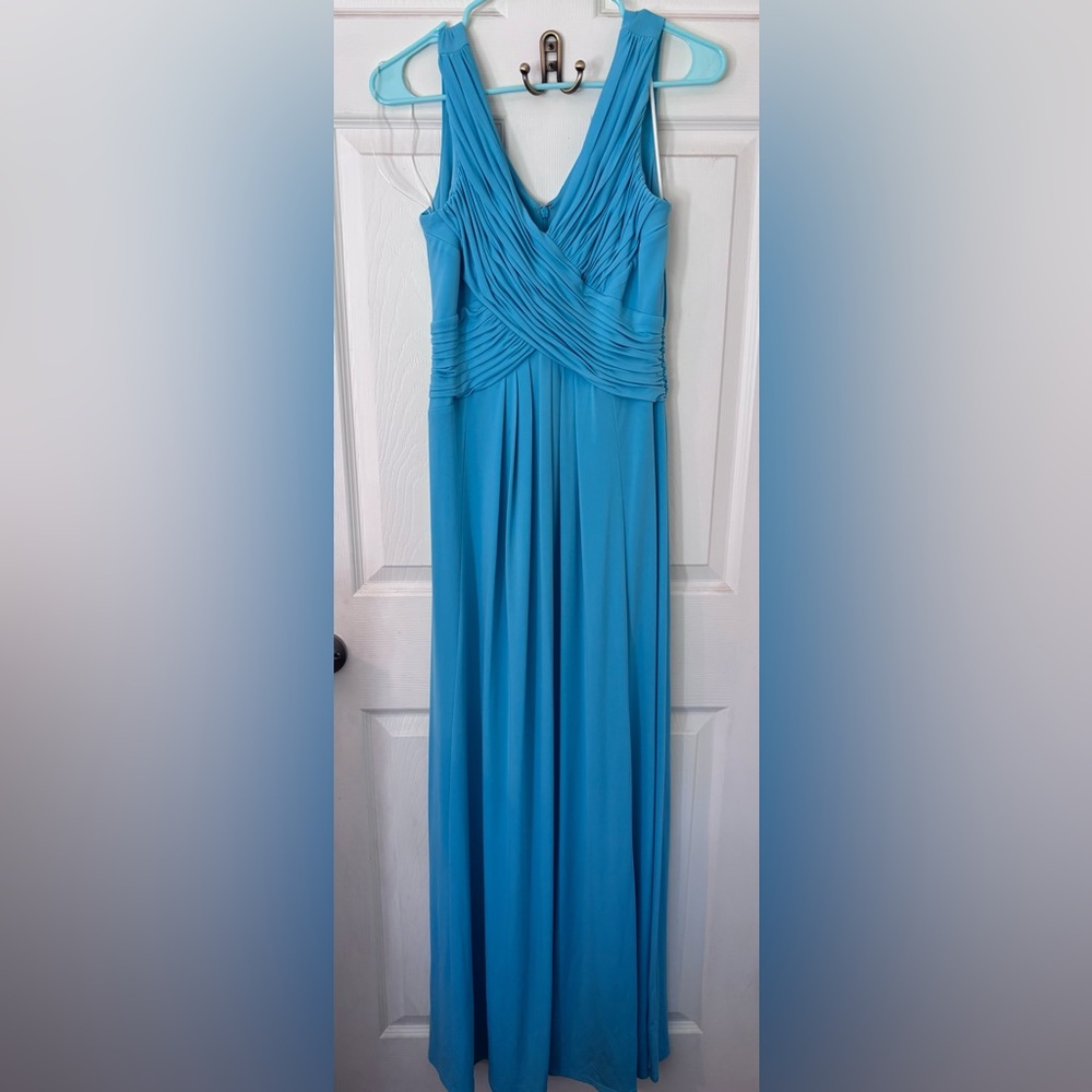 Signature by Sangria Aqua Dress
